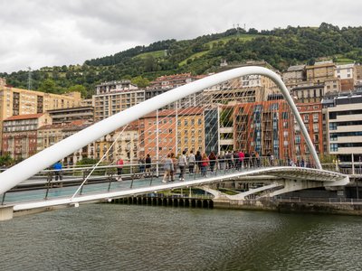 Zubizuri Bridge, Bilbao
