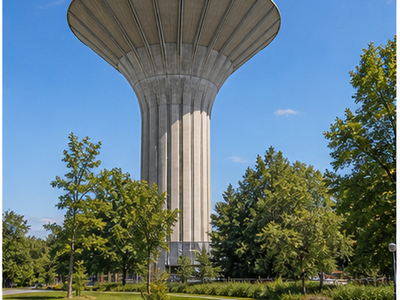 Svampen water tower, Örebro