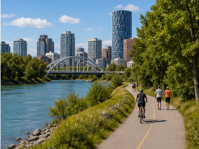 Bow River Pathway, Calgary
