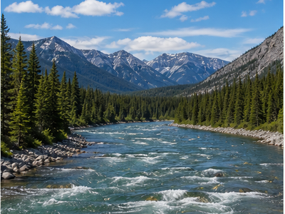 Bow River, Canmore