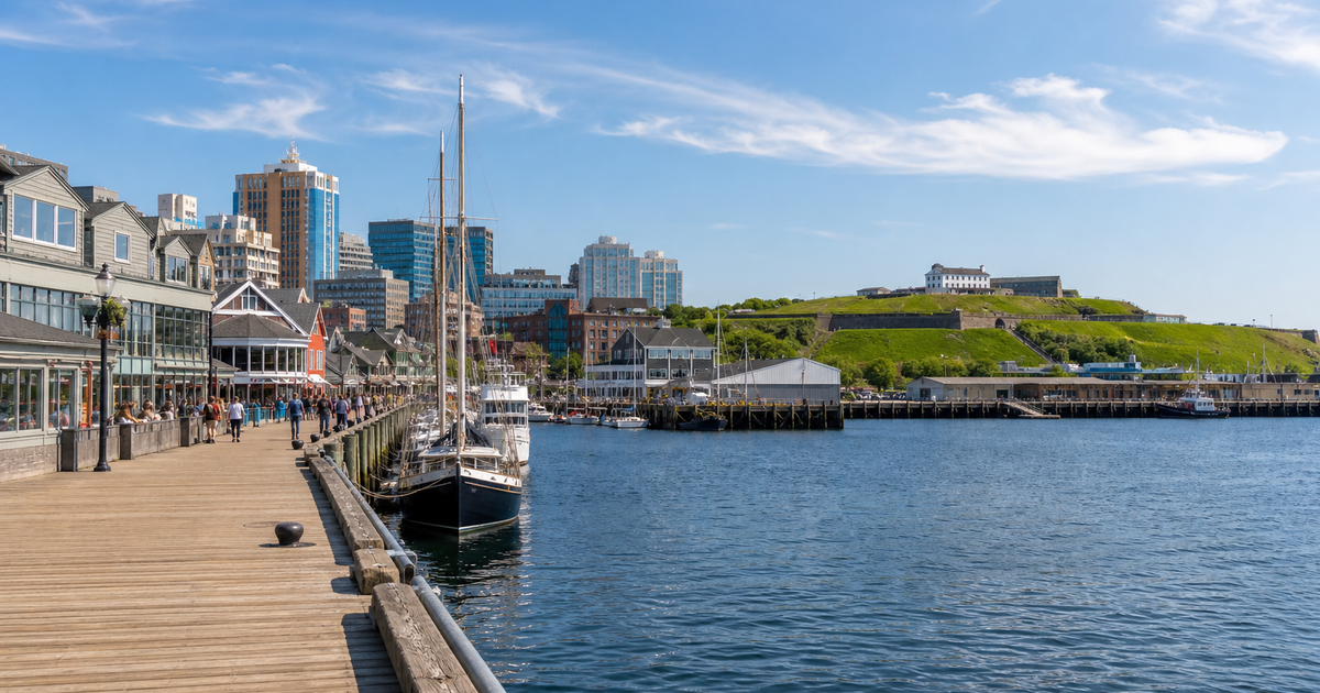 Halifax city waterfront and skyline