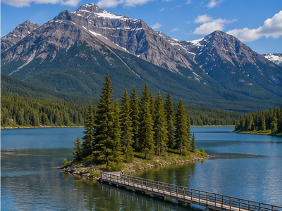 Pyramid Lake, Jasper