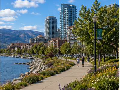 Downtown waterfront, Kelowna
