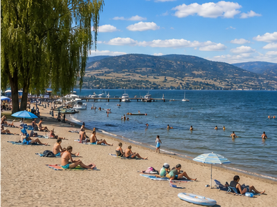 Summer beaches, Kelowna