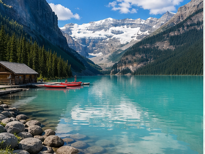 Lake Louise lakeshore, Lake Louise