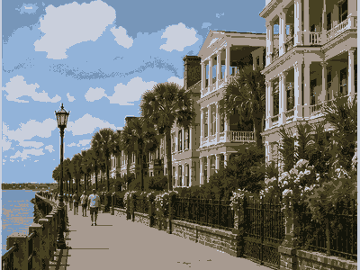 Rainbow Row, Charleston