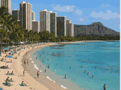 Waikiki Beach, Honolulu