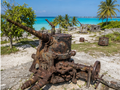 Betio War Relics, South Tarawa