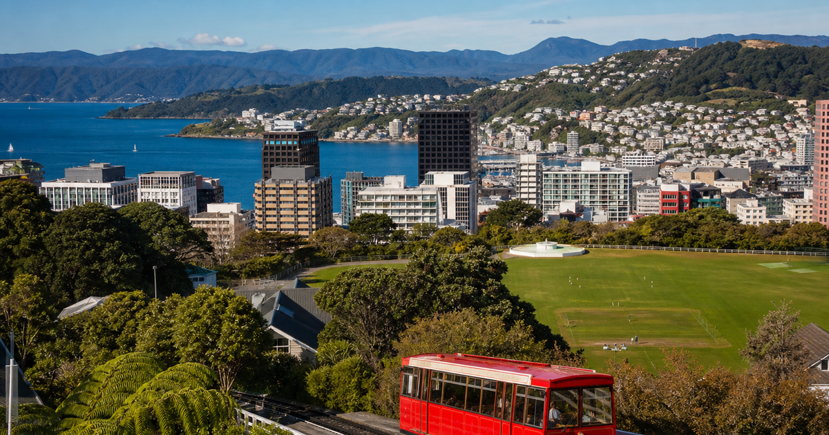 Wellington city waterfront and skyline