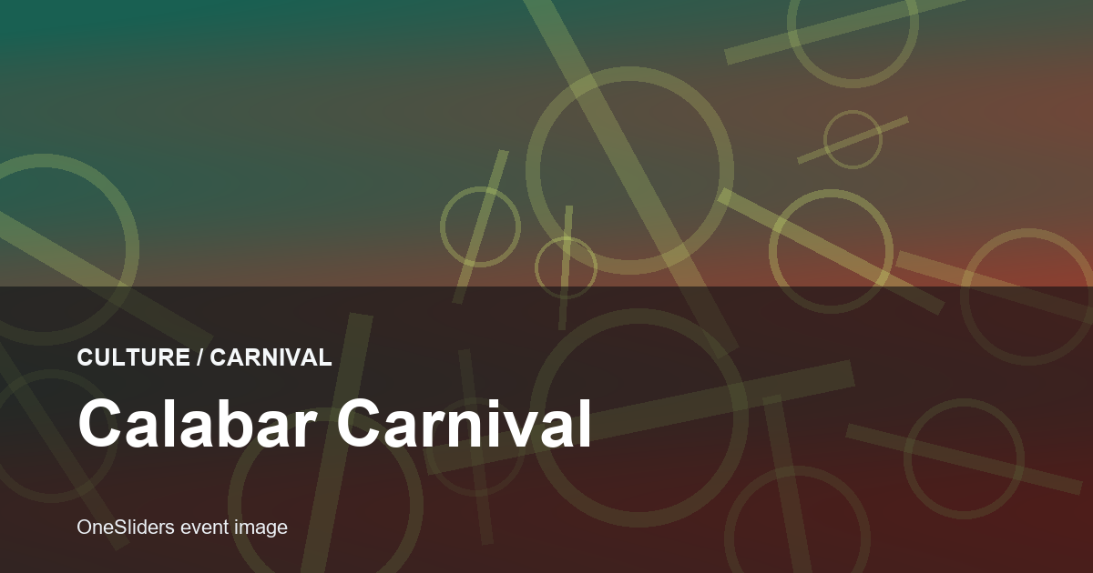 Calabar Carnival hero image