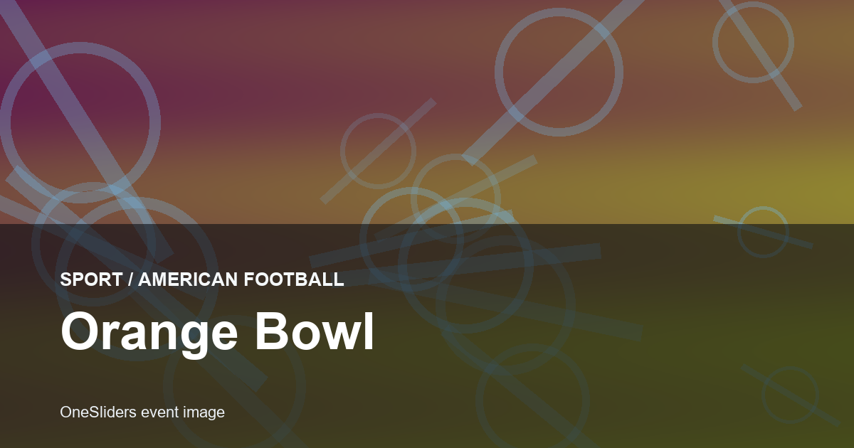 Orange Bowl hero image
