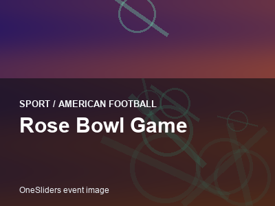 Rose Bowl Game thumbnail