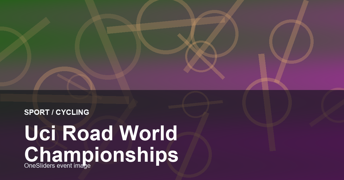 UCI Road World Championships hero image