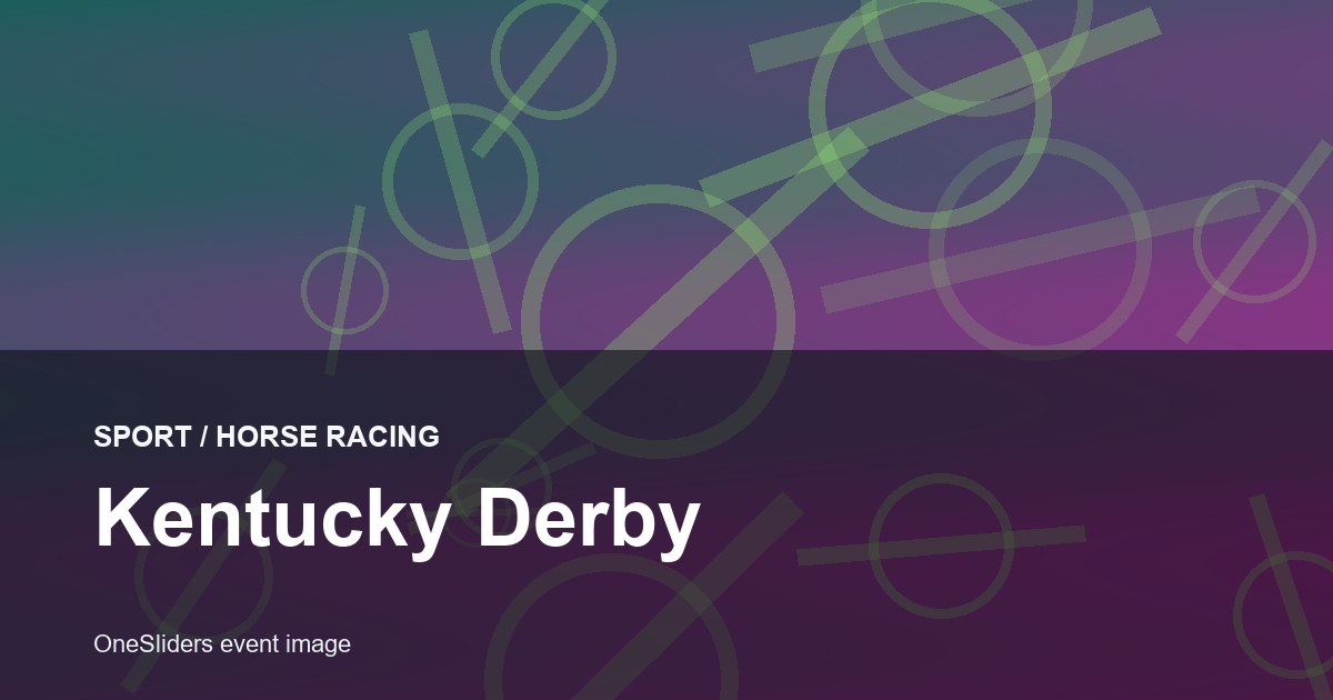 Kentucky Derby hero image