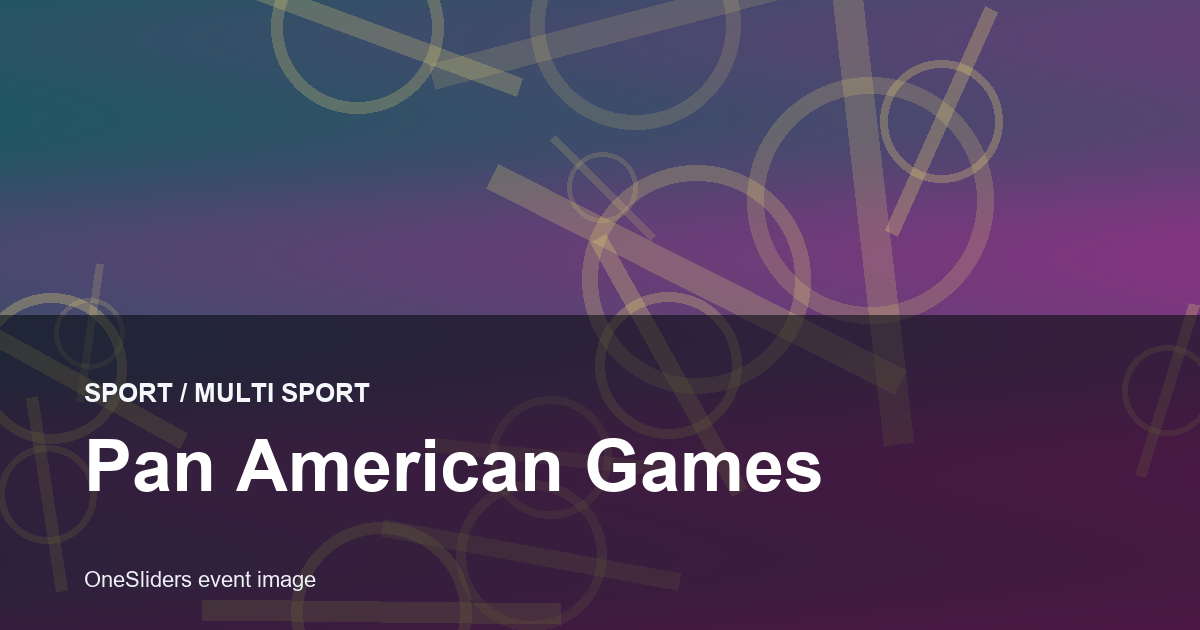 Pan American Games hero image